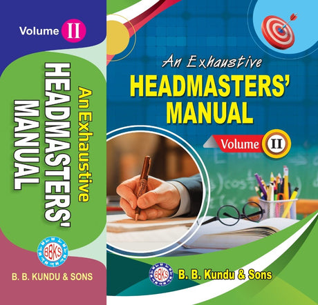 An Exhaustive HEADMASTERS' MANUAL Volume I & Volume II (English Version) - Retail Maharaj
