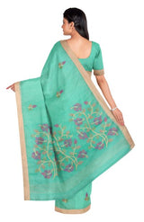 Kora Silk Jamdani Saree