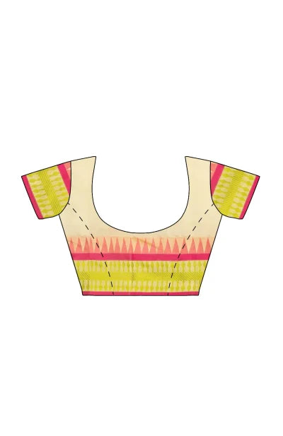 Garod Silk Saree – Cream - Retail Maharaj