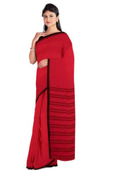 Begumpuri Cotton Saree – Red - Retail Maharaj