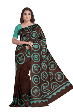 Batik Silk Saree – Multi Colour - Retail Maharaj