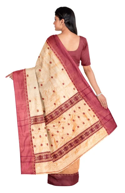 Dokhna Tussar Silk Saree - Retail Maharaj