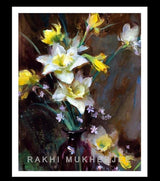 “Floral Symphony” – Hand-Painted Acrylic Art by Rakhi Mukherjee