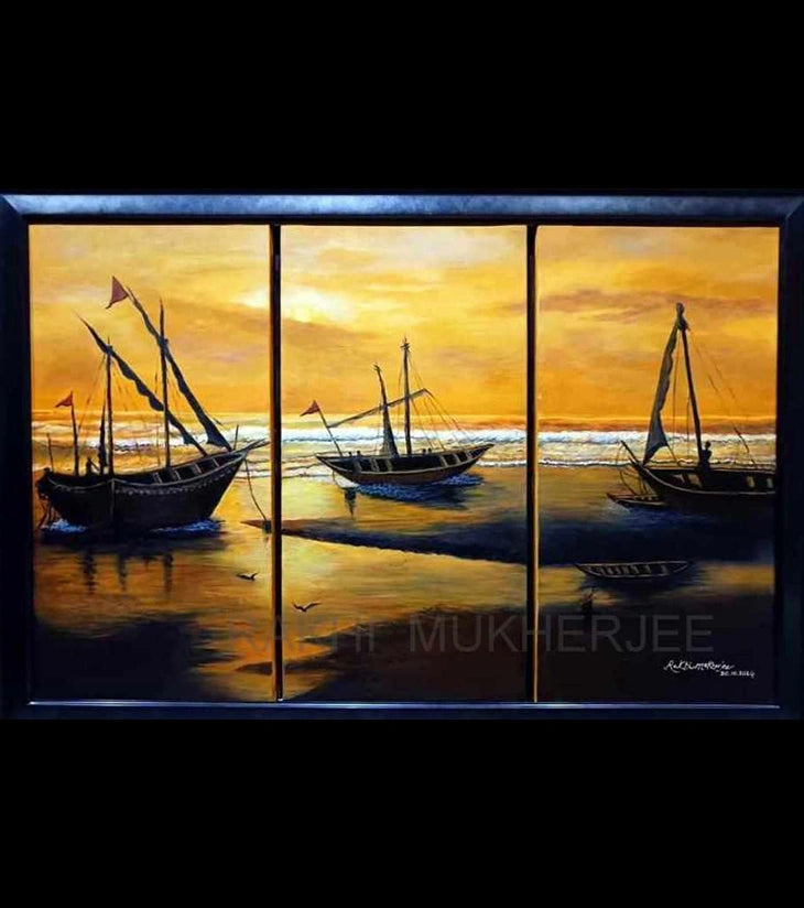 Hymne to the Sea – Handcrafted Oil Painting on Canvas