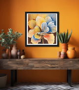 Petal Radiance – Handcrafted Acrylic Painting on Canvas