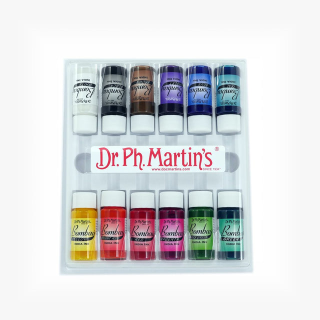 Dr. Ph. Martin’s BOMBAY INDIA INK, 0.5 OZ, SETS ALL KINDS - Retail Maharaj