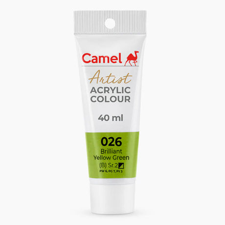 Camel Artist Acrylic Colours (Individual Tube of 40ml) - Retail Maharaj