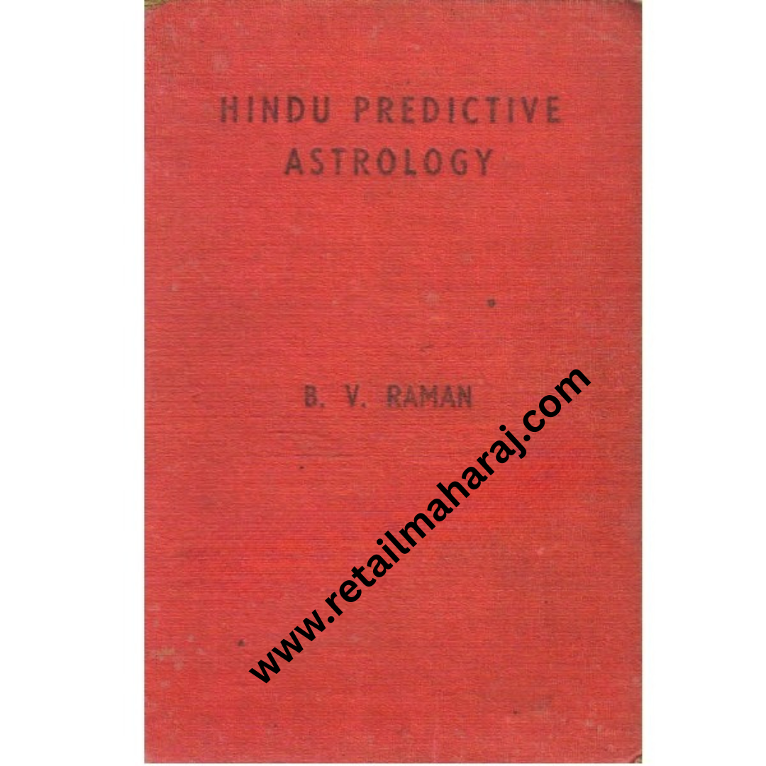 hindu predictive astrology 1st edition