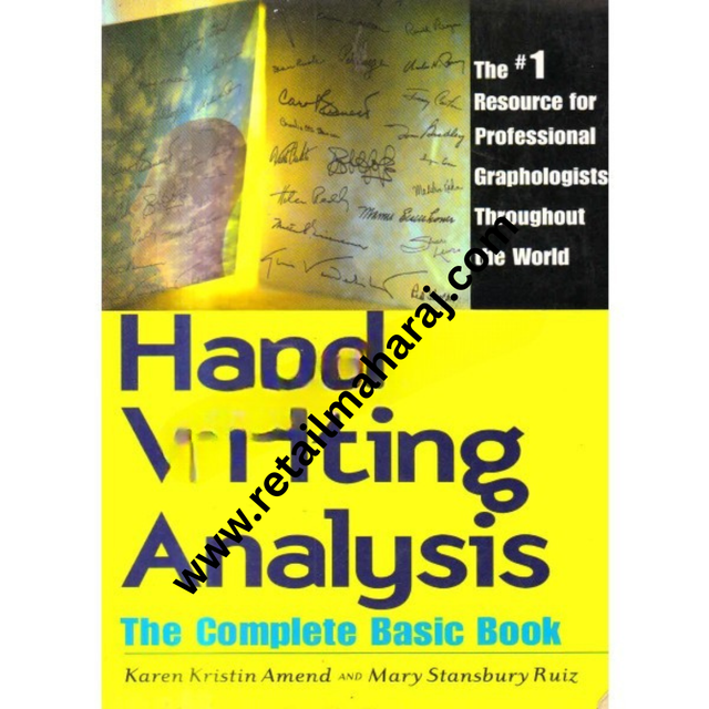 Hand Writing Analysis The Complete Basic Book - Retail Maharaj