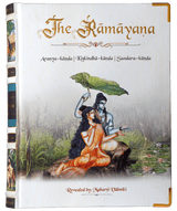 Valmiki’s Ramayana 3-Volume Book Set With Wooden Hut - Retail Maharaj