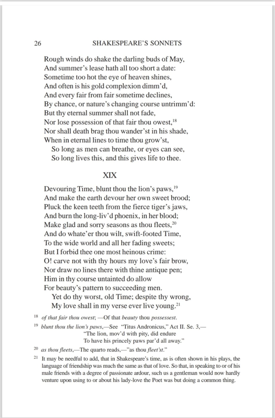 Shakespear's SONNETS (English Version) - Retail Maharaj