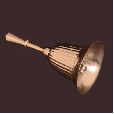 Retail Mahharaj Traditional Brass Puja Bell for Sacred Worship - Retail Maharaj