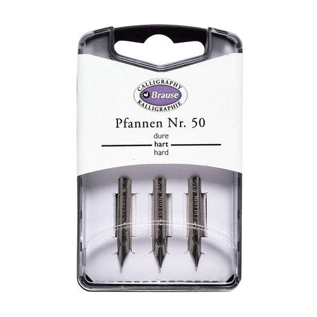 Brause Calligraphy Steel Nibs Pack of 3 Assorted Styles - Retail Maharaj