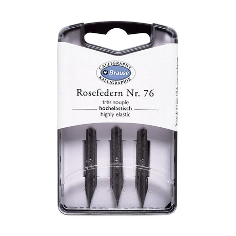 Brause Calligraphy Steel Nibs Pack of 3 Assorted Styles - Retail Maharaj