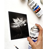 Brustro Artists’ Transparent Fixative Spray for Pastels, Charcoal & Pencil – 400 ml