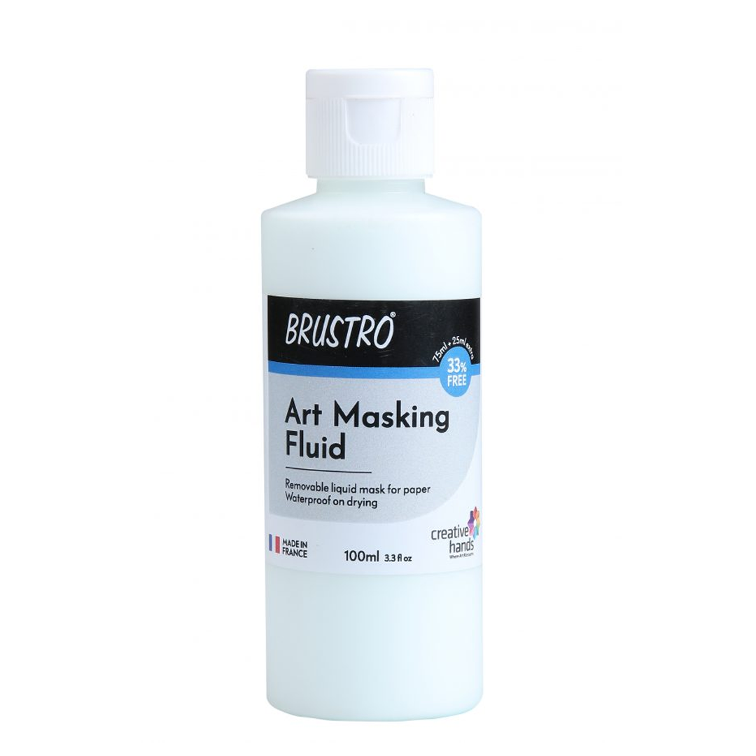 Brustro Professional Art Masking Fluid 100ml (75ml + 25ml Free Pack)