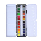 Brustro Professional Artists’ Watercolour 24 half Pan Set