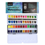 Brustro Professional Artists’ Watercolour 24 half Pan Set