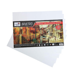 Brustro Artists Oil Painting Paper 300 GSM Acid Free Archival Sheets