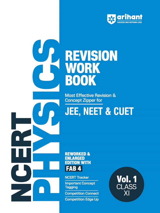 NCERT Revision Workbook Physics Vol. 1 (Class XI) for JEE, NEET & CUET - Retail Maharaj