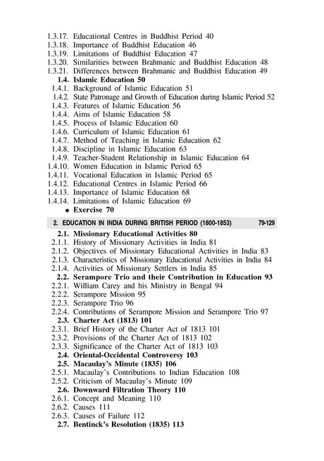 CC-02_History of Indian Education (CU & VU) (Hons)-1st Sem - Retail Maharaj