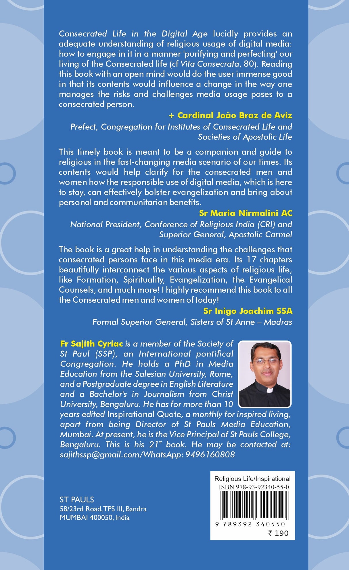 Consecrated Life in the Digital age: What every Consecrated Person should know - Retail Maharaj