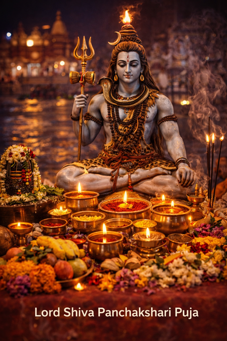 Shri Panchakshari Puja Prasad for Parents’ Health and Long Life - Retail Maharaj
