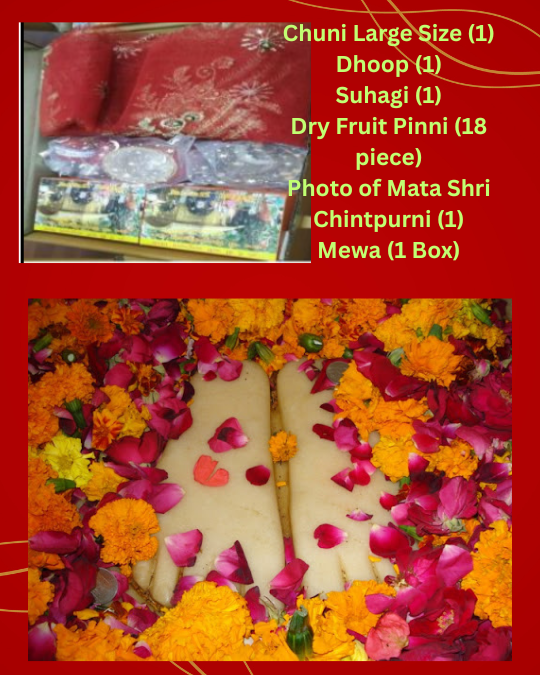 Mata Shri Chintpurni Devi Ji Large Size Prasad – Divine Blessings Set