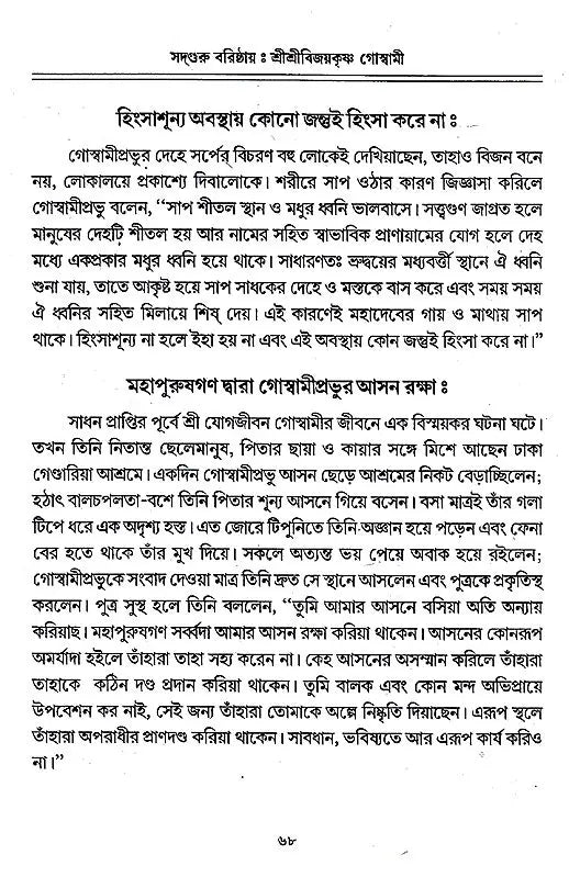 Sadguru Varishtha Shri Shri Vijayakrishna Goswami (Bengali) - Retail Maharaj