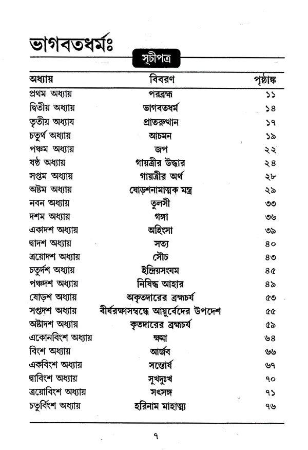 Bhagavata Dharma (Bengali) - Retail Maharaj