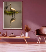 “Solitary Grace – Snowy Egret, Chilika” by Debarshi Guha Roy
