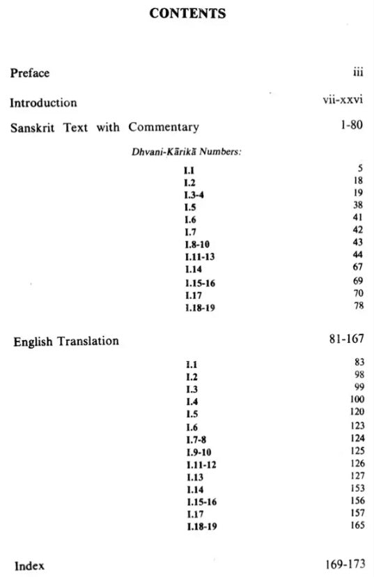 Dhvanyaloka Locana With An Anonymous Sanskrit Commentary And English Translation (An Old and Rare Book)