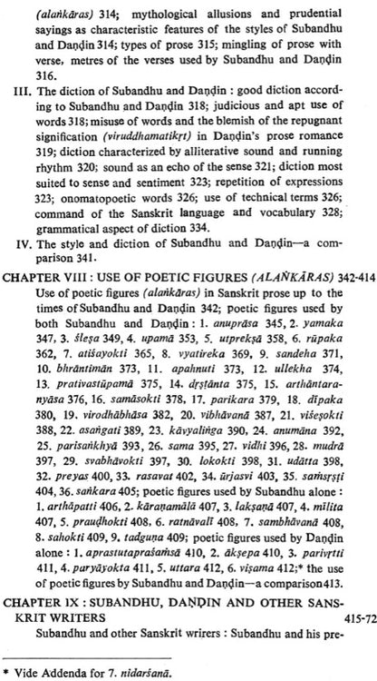 Subandhu and Dandin (An Old and Rare Book)