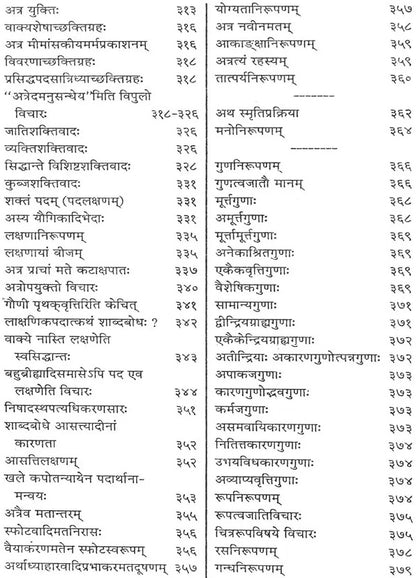 Nyaya Siddhanta Muktavali (Part-2)