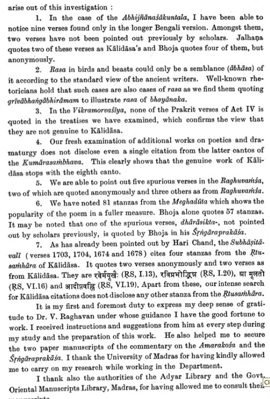 Kalidasa Citations : In Works of Poetics, Dramaturgy, Anthologies, Commentaries Etc. (An Old and Rare Book)