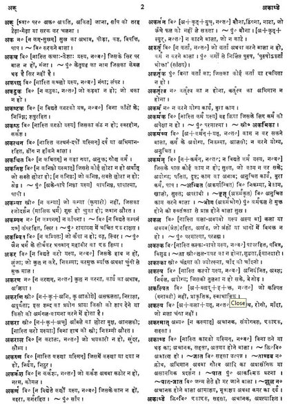 Padmacandrakosa A Comprehensive Sanskrit Hindi Dictionary (An Old and Rare Book)