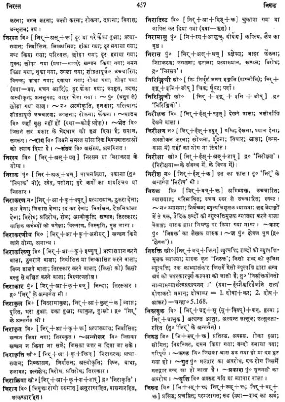 Padmacandrakosa A Comprehensive Sanskrit Hindi Dictionary (An Old and Rare Book)