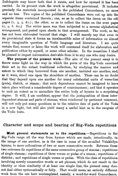 Rig-Veda Repetitions : The Repeated Verses and Distichs and Stanzas of The Rig-Veda In Systematic presentation and With Critical Discussion (An Old and Rare Book)