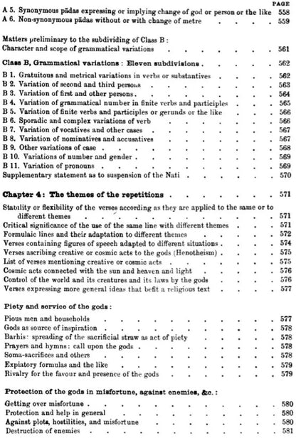 Rig-Veda Repetitions : The Repeated Verses and Distichs and Stanzas of The Rig-Veda In Systematic presentation and With Critical Discussion (An Old and Rare Book)