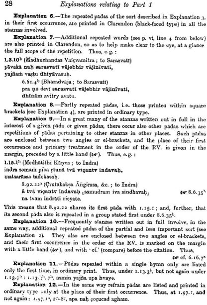 Rig-Veda Repetitions : The Repeated Verses and Distichs and Stanzas of The Rig-Veda In Systematic presentation and With Critical Discussion (An Old and Rare Book)