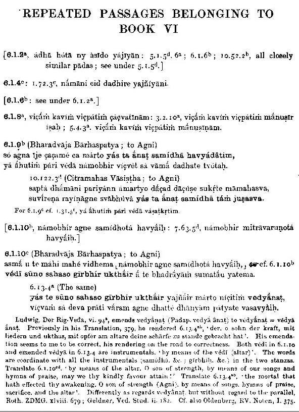 Rig-Veda Repetitions : The Repeated Verses and Distichs and Stanzas of The Rig-Veda In Systematic presentation and With Critical Discussion (An Old and Rare Book)