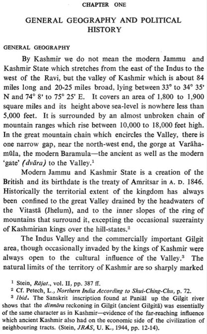 Early Medieval History of Kashmir : With Special Reference to The Loharas (An Old and Rare Book)