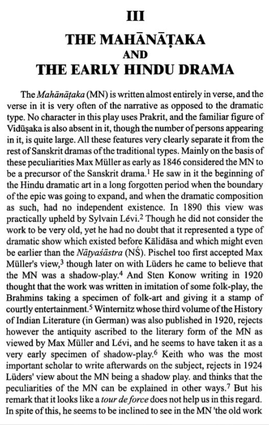 Contributions to The History of The Hindu Drama