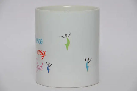 Ceramic Printed Coffee Mug (DANCE YOUR WAY TO GOD-1) - Retail Maharaj