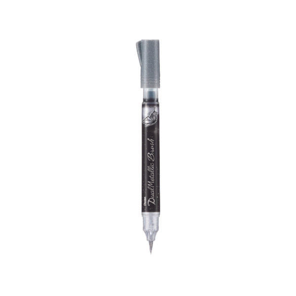 Pentel Dual Metallic Brush Pen Opaque Metallic Ink