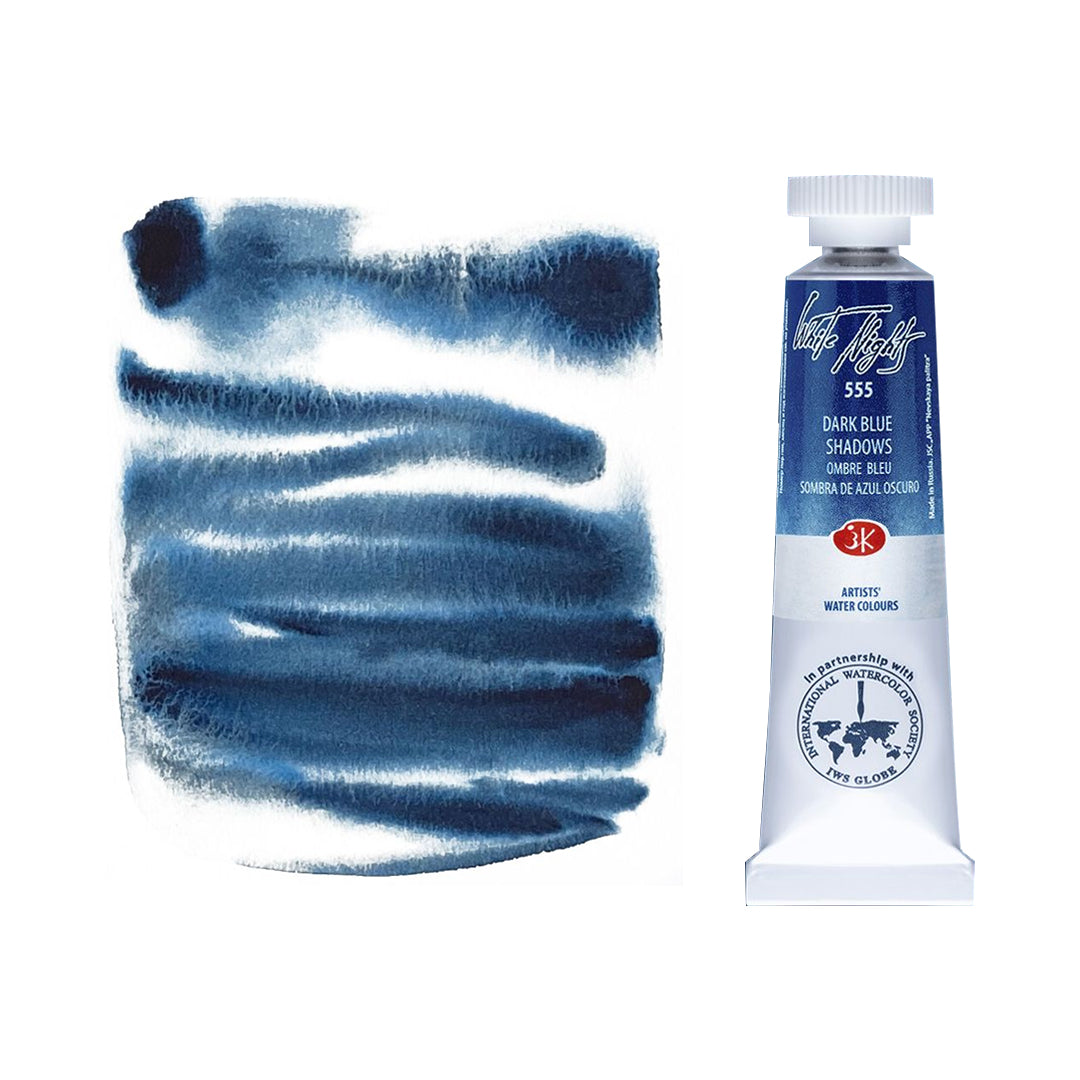 White Nights Granulating Watercolour Tubes 10ml – 33 Individual Shades