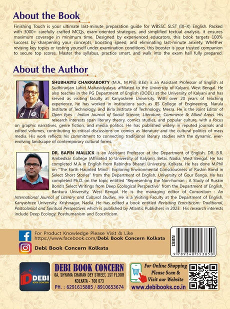 Finishing Touch WBSSC SLST English (IX-X) Last Minute Game Changer (English Version) - Retail Maharaj