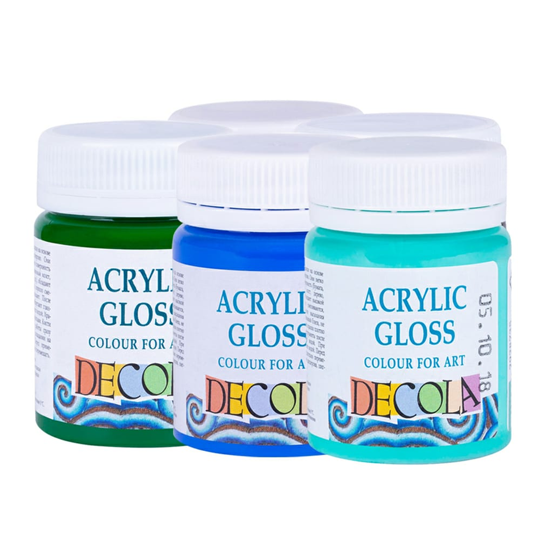 Decola Acrylic Gloss Colour 50ml Open Stock