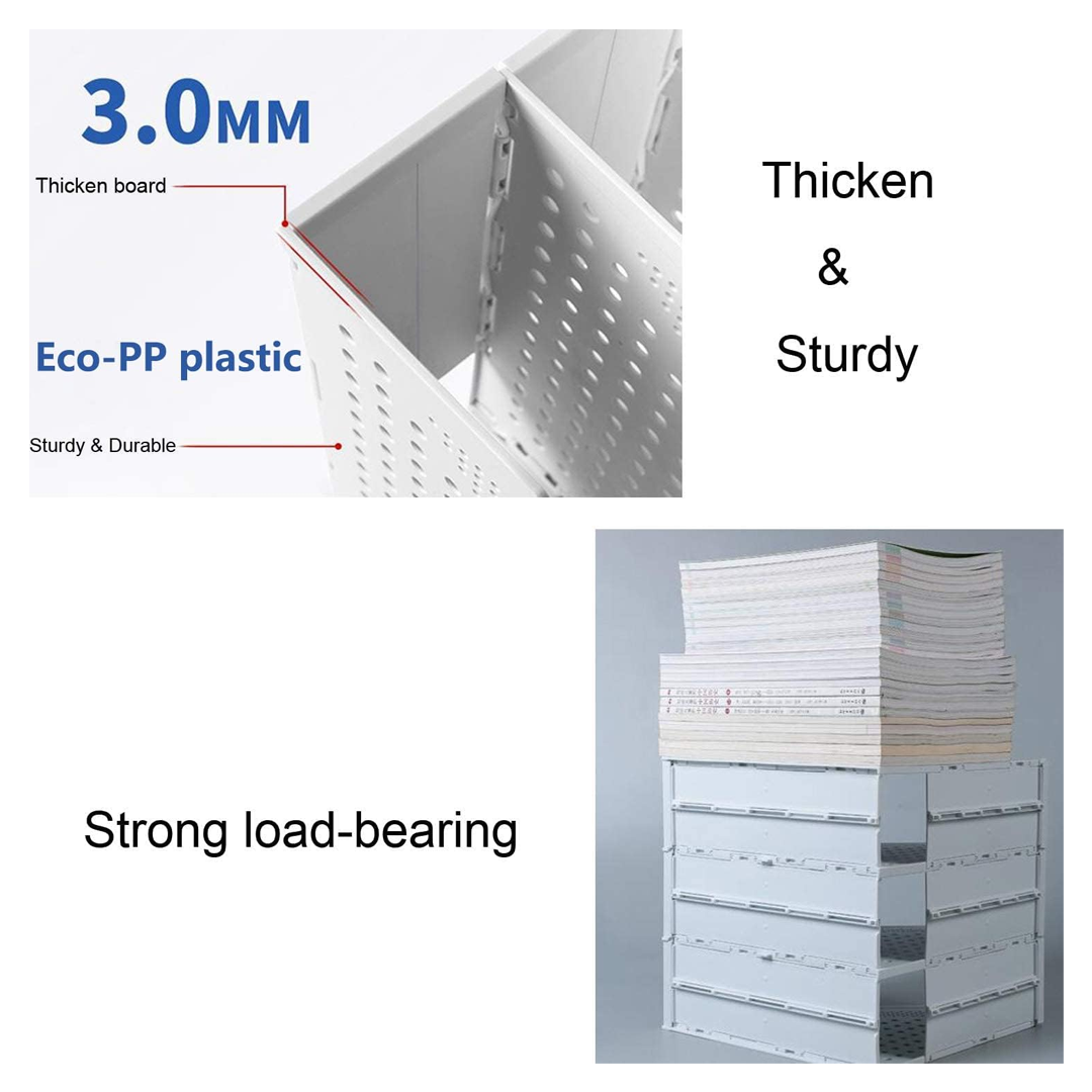 Deli Foldable Quadruplicate Magazine File A4 Desk Organizer