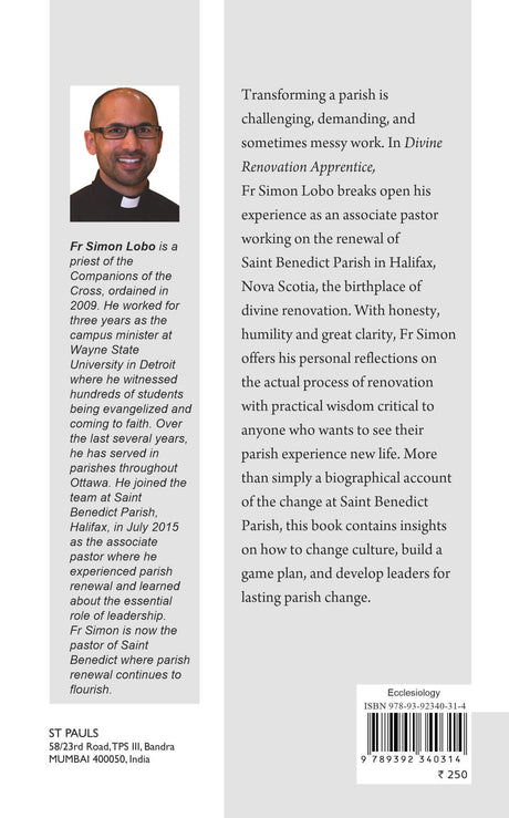 Divine Renovation Apprentice : Learning to Lead a Disciple-making Priest - Retail Maharaj